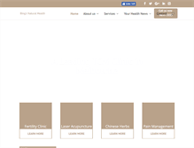 Tablet Screenshot of bingsnaturalhealth.com.au